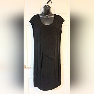 DKNY Black Sleeveless Stretchy Dress